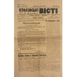 Krakowski Wisti 2 VIII 1941 r.