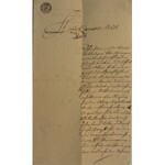 Podanie Żyda do magistratu m. Zamościa, 1796 r.