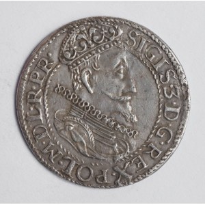 ZYGMUNT III WAZA (1587-1632) ort gdański 1614 AR