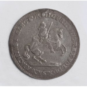 FRYDERYK AUGUST II (1733-1763) dwa grosze wikariackie 1741 m. Drezna