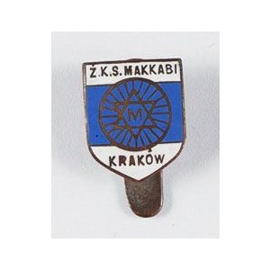 Odznaka klubowa Z.K.S. MAKKABI KRAKÓW (Żydowski Klub Sportowy Makkabi-Kraków)
