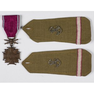 Zespół odznak i odznaczeń związanych z 7 Pułkiem Ułanów oraz Junacką Szkołą Kadetów