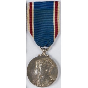 Anglia. Medal koronacyjny Jerzego VI