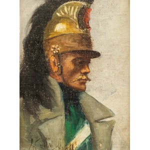 ARTYSTA NIEZNANY, Portret mężczyzny, 1924