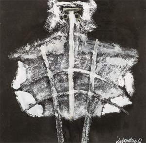 Jan LEBENSTEIN (1930 - 1999), Figura osiowa, 1961