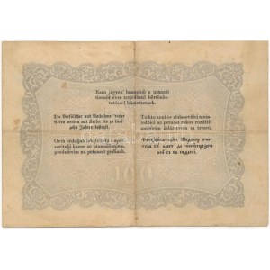1848. 100Ft Kossuth bankó T:III fo. / Hungary 1848. 100Ft Kossuth banknote C...