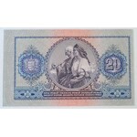 1941. 20P 8db-os, előlapon csak fázisnyomat, vágatlan MINTA ÍV, bélyegzett 1941. III. 12. dátummal...