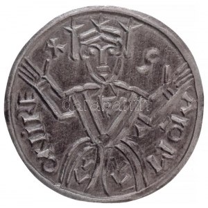 1063-1074. Denár Ag Salamon, 8 ék sziglával (0,47g) T:1 / Hungary 1063-1074. Denar Ag Solomon, with 8 wedge sigil ...
