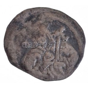 1235-1270. Obolus Ag IV. Béla (0,27g) T:2,2- RR! patina / Hungary 1235-1270. Obolus Ag Bela IV (0,27g) C:XF,VF RR...