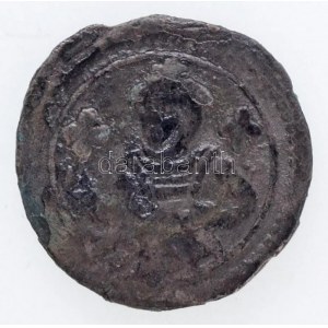 1272-1290. Denár Ag IV. László (0,48g) T:2 patina / Hungary 1272-1290. Denar Ag Ladislaus IV (0,48g) C...