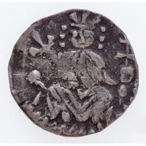 1301-1305. Denár Ag Vencel (0,34g) T:1- / Hungary 1301-1305. Denar Ag Wenceslaus (0,34g) C:AU patina Huszár: 434....