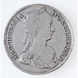1742KB Tallér Ag Mária Terézia Körmöcbánya (28,42g) T:2- ph. / Hungary 1742KB Madonnentaler Ag Maria Theresia...