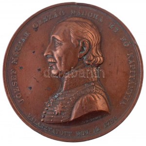 Josef Daniel Boehm (1794-1865) 1846. József nádor 50 éves nádori jubileum Br emlékérem. ...