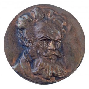 Ferenczy Béni (1890-1967) DN Munkácsy Mihály díj Br díjérem (242g/78mm) T:1- /  Hungary ND Mihály Munkácsy prize...