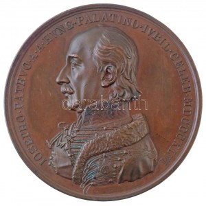 Konrad Lange (1855-1921) 1846. József főherceg nádorságának 50. évfordulója, Br emlékérem a főherceg és V...