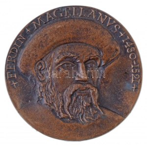 1983. Ferdin Magellanus 1480-1521 / Magellán Klub Közgyűlése 1983. XI. 20. öntött Br emlékérem (99mm/337g) T:2 ...