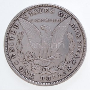 Amerikai Egyesült Államok 1878. 1$ Ag Morgan 8 faroktollas T:1- kis ph. / USA 1878. Morgan Dollar Ag...