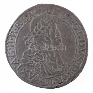 Ausztria 1664. 15kr Ag I. Lipót Bécs (6,14g) T:2 patina / Austria 1664. 15 Kreuzer Ag Leopold I Vienna (6,14g) C...