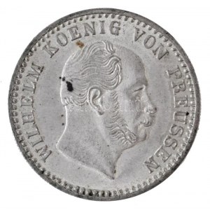 Német Államok / Poroszország 1873A 2 1/2gr Ag IV. Frigyes Vilmos Berlin (3,27g) T:1,1- kis fo. / German States ...
