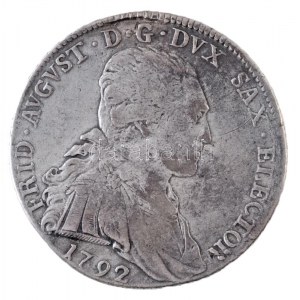 Német Államok / Szászország-Albertine 1792IEC 2/3T Ag III. Frigyes Ágost Drezda (13,85g) T:2- kis ph., juszt. ...