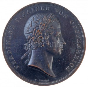 Ausztria 1835. FERDINAND I. KAISER VON ÖESTERREICH / BESTIEG DEN THRON SEINER VAETER - MDCCCXXXV...