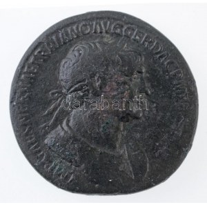 Római Birodalom / Róma / Traianus 104-107. Sestertius Br (24,35g) T:3 / Roman Empire / Rome / Trajan 104-107...