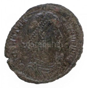 Római Birodalom / Konstantinápoly / II. Constantius 348-351. Follis Br veretkettőződés (4,84g) T:2,2- Roman Empire ...