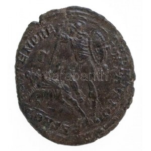 Római Birodalom / Konstantinápoly / II. Constantius 348-351. Follis Br veretkettőződés (4,84g) T:2,2- Roman Empire ...