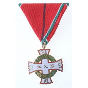 ~2006. 56-os Szövetség Vitézi Lovagrendje, posztumusz kitüntetés aranyozott, zománcozott fém kitüntetés 092...