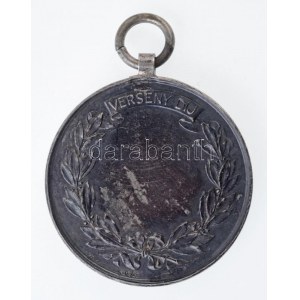 ~1900. Besztercze-Bányai Sport Club - É.T.É.L. kétoldalas, jelzett Ag sport díjérem, füllel (12,16g/0.800/30mm) T:1- ...