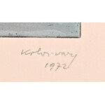 Kolosvary, Sigismund (Kolozsváry Zsigmond, 1899 - 1983): Essai, 1972. Rézkarc, akvarell, papír...