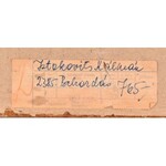 Istókovits Kálmán (1898-1990): Behordás. Olaj, karton, jelzett. Hátoldalán címkével, amelyen 1957-es bélyegző szerepel...