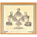 Magyar miniszterium 1867-ben. Kőre rajzolta Kazler V. Nyomda és kiadó tulajdonos Gerhart Henrik, Bécs. É.n. (1867 körül...