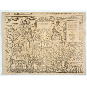 1578 Sebastian Münster: Die Statt Sedunum oder Sitten sampt seinen Schlössern und Bischofflichen Kirchen ...