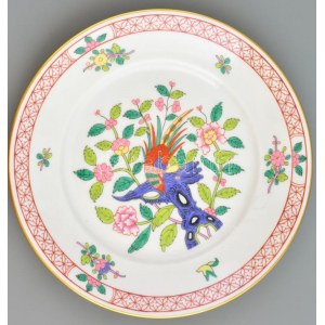 Herendi Song (SG) mintás tányér. Kézzel festett, jelzett, hibátlan d: 18,5 cm