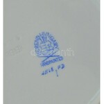 Herendi Indiai kosár fantázia mintás tányér. Kézzel festett, jelzett, hibátlan d: 19 cm