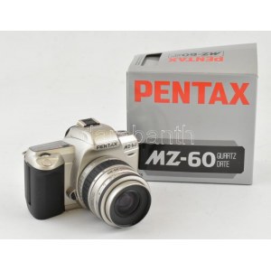 Pentax MZ-60 filmes SLR fényképezőgép SMC Pentax Fa 35-80mm f/4-5.6 objektívvel, újszerű állapotban, eredeti dobozával...