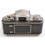 Ihagee Exakta Varex kamera, Carl Zeiss Flektogon 2,8/35 objektívvel bőrtokban. Balkezes kamera...