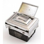 Ihagee Exakta Varex kamera, Carl Zeiss Flektogon 2,8/35 objektívvel bőrtokban. Balkezes kamera...