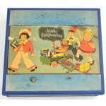 Játékgyűjtemény, régi társasjátékok (malom, sakk, ki nevet a végén? stb.) eredeti dobozukban, játékszabályokkal...