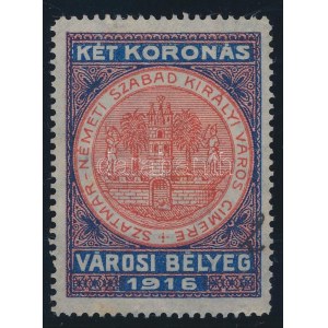 1916 Szatmárnémeti 2K illetékbélyeg (30.000)