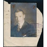 1919 Fényképes igazolvány, szabadkai lakos részére, szerb nyelven, szerb és francia bélyegzésekkel, plusz egy fotóval...