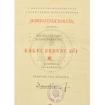 1954 Horusitzky Zoltán (1903-1985) zeneszerző, zongoraművész, zongoratanár, költő részére szóló Erkel Ferenc-díj III...