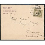 cca 1910 Ágai Adolf ( Rosenzweig Adolf 1836-1916) autográf sorai névjegykártyáján Gerő Ödön (1863-1939...