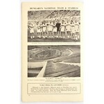 1953 London, Wembely Stadion, A magyar-angol 6:3-as meccs angol nyelvű programfüzete, az aranycsapat két tagja...