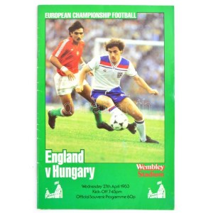 1983 Angol-magyar, a londoni Wembley-stadionban rendezett válogatott Európa...