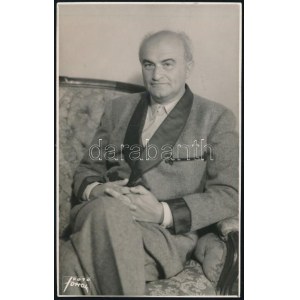 cca 1940 Báró Hatvany Lajos (1880-1961) író, mecénás fotója, 13×8,5 cm