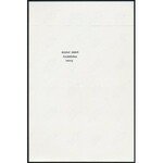 Hervé, Rodolf (1957-2000): Victor Vasarely portréja a műtermében. Hátoldalán pecséttel jelzett fotó, 15,5 x 24 cm ...
