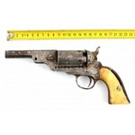 cca 1890-1914 Jules Kaufmann revolver, Liége-i belga fegyvergyáros Colt Pocket Navy másolata, jelzett (forgótáron...