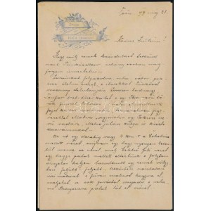 1899 Foča (Bosznia-Hercegovina), magyar katona személyes hangvételű levele a szüleinek haza, Csurgóra...